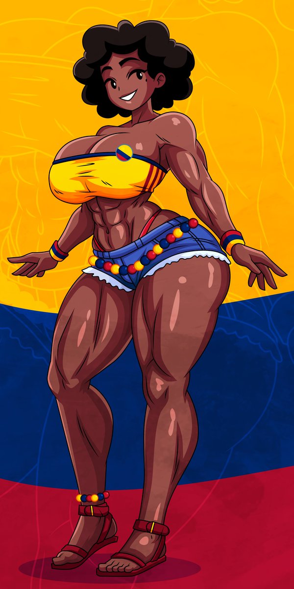ItsTheStrongGuy's tweet photo. Feliz Viernes de Valentina! 🇨🇴😁😀

Hoy les traigo un nuevo update para mí morochita Colombiana, estrenando nuevo look, hecho por mi parcero @AlvarikokeArte 😏👌😋😁🇨🇴
Bien, que opinan? https://t.co/shesRIyLOp