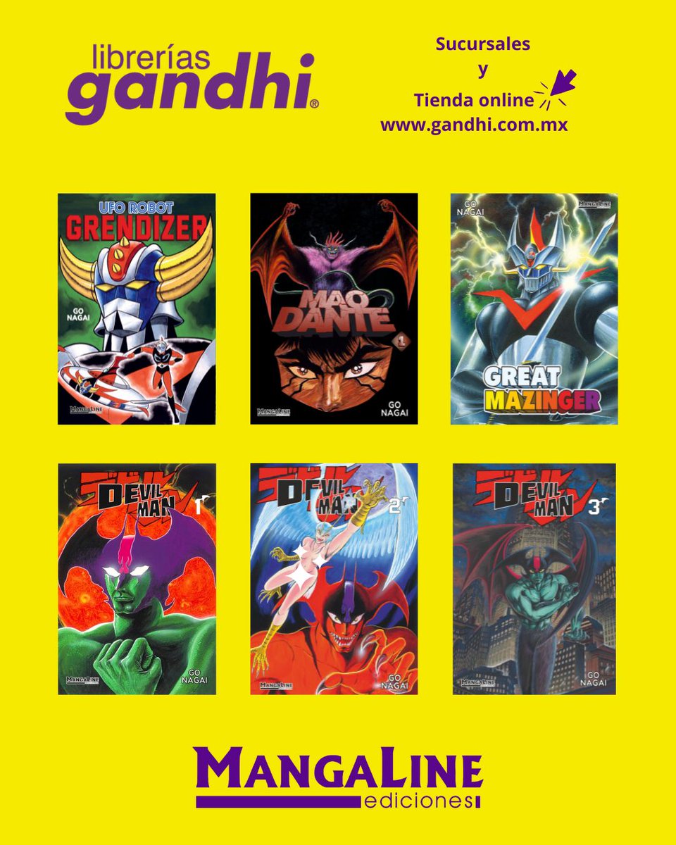 MangaLineMX's tweet photo. 📚 ¡Encuentra MangaLine en @LibreriasGandhi ! 💜
Algunos títulos de nuestro catálogo están disponibles en tienda en línea y distintas sucursales.
🛒 https://t.co/GlMkDh940x
👇 Conoce los títulos y puntos de venta en este hilo.
#MangaLine #Manga https://t.co/sxkXdMAEw9