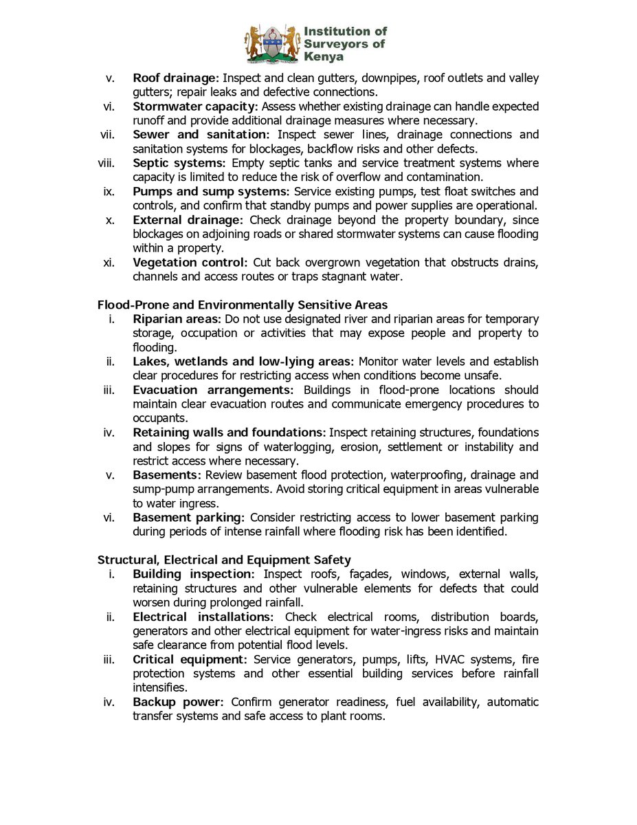isk_kenya's tweet photo. ISK Statement on mitigating property damage and ensuring public safety ahead of the expected El Nino rains.
#ISK #PressStatement https://t.co/g7OlXjjDv5