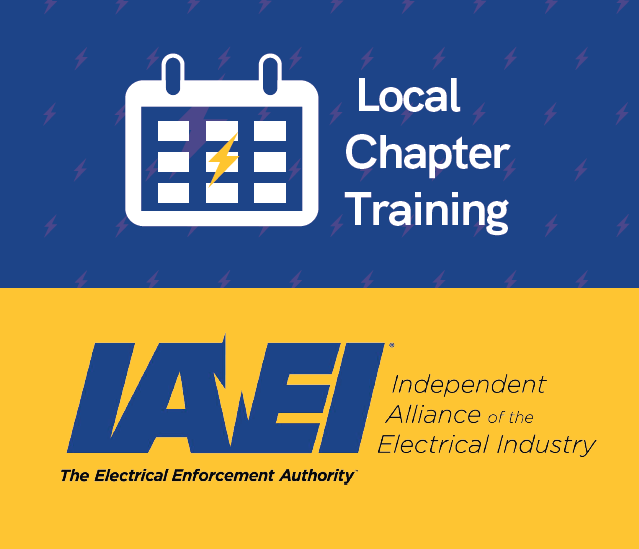 IAEI's tweet photo. ⚡ Join the IAEI Northern California September Meeting!

Learn about Ground-Fault Performance &amp; Arc-Reduction Management System Tests with Roy P. Tabora of ETC.

📅 Sept. 30 | 10 AM–2 PM
📍 Milpitas, CA
💲 IAEI Members: $20

#IAEI #ChargeForward #NEC #ElectricalSafety https://t.co/UHJ8KrS6ci