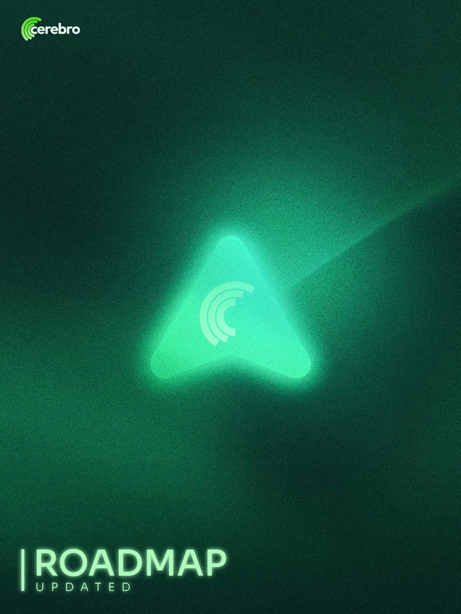 Cerebro_RH's tweet photo. A few hours ahead of schedule, the roadmap is updated.

https://t.co/GrhZbsfLW4

You can now keep track of everything we’ve completed since launch, what we’re currently working on, and which phase Cerebro is at.

As mentioned earlier, I wanted this available on both the GitBook and website so anyone who missed previous updates and articles can easily catch up.

Both have now been updated.

More to build. 🧠