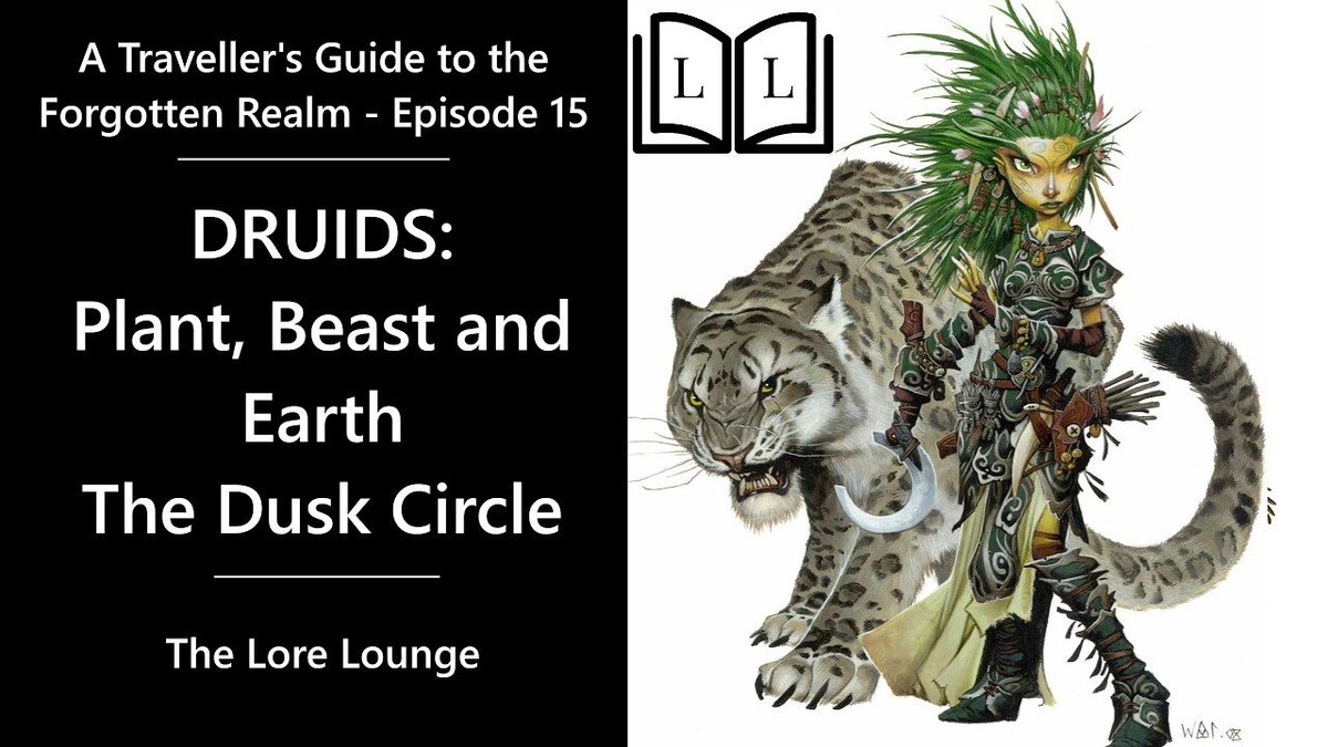LoreLoungeUK's tweet photo. It's time for a check-in with Falrien on his journey through the Forgotten Realms. This is his first encounter with a duid circle and he learns just how complex the wardens of nature really are.  
https://t.co/amzVINS3uJ https://t.co/mkKKvNK8zt