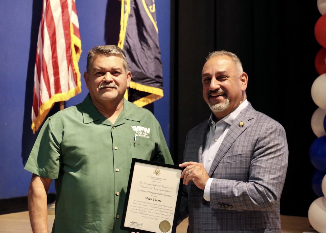 RepGilCisneros's tweet photo. I enjoyed seeing everyone who came out for our Service Academy Information Night! I was honored to present Congressional Veteran Commendations to Jorge Galvez, Mark Tavera, Raymond Osborne, Michael Flowers, and Victor A. Montiel, recognizing their exceptional military and community service. Thank you for serving our country and making a positive impact in our community.