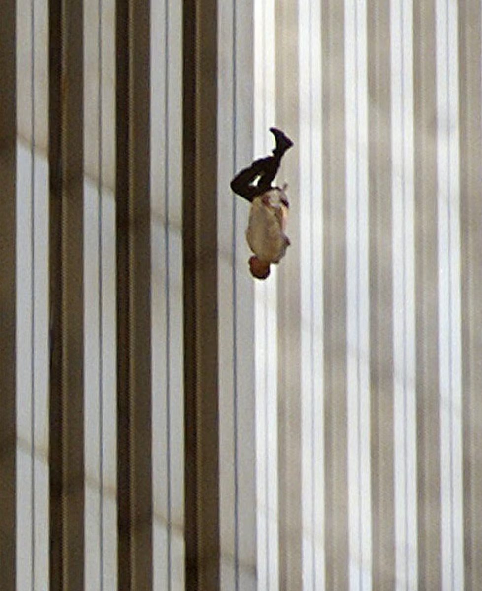 nnausa_'s tweet photo. What happened in New York on September 11th has been told so many times that it is possible to stop feeling it, and that is its own kind of loss.

America did not learn what was happening from a news anchor first. It learned from two women doing their jobs at thirty thousand feet. 

At 8:19 a.m., Flight 11 flight attendant Betty Ong picked up an airphone in the back of the plane and stayed on the line for the next twenty-three minutes, her voice level and precise, describing hijackers' seat numbers, a passenger with his throat cut, a flight crew locked out of its own cockpit. 

A few rows away, fellow attendant Madeline "Amy" Sweeney was on a second phone with a manager back in Boston, reading off details with the same steady clarity, narrating her own flight's final minute by minute descent: 

"I see water. I see buildings. We are flying low. We are flying very, very low. We are flying way too low." 

The call ended when the plane did. Two women spent the last half hour of their lives handing investigators the evidence that would later confirm exactly what had happened and who had done it, because even as their world came apart around them, they kept doing their jobs.

Inside the towers themselves, temperatures from burning jet fuel and the buildings' own contents climbed past a thousand degrees in places. On the floors above where the planes struck, with the stairwells destroyed and the smoke rising faster than help could reach them, some of the roughly two hundred people trapped chose a fall of nine or ten seconds over the suffocating smoke, and the scalding flames. Firefighters working below heard it happening. 

To fall countless stories was the last, unbearable choice available to human beings failed by every institution that was supposed to protect them, made with more courage than any human being should ever have to find.

343 firefighters and 72 law enforcement officers died that day, most of them walking up stairwells as countless people ran past them. 

One of the first was never even assigned to go inside. Father Mychal Judge, the FDNY's chaplain, ran to the North Tower lobby the moment the first plane hit, pausing only to pray briefly with the mayor before continuing on. He was kneeling over a dying firefighter, removing his own helmet to administer last rites, when the collapsing South Tower sent a piece of falling debris through the lobby and killed him instantly. Firefighters carried his body out through the wreckage in a photograph that would become one of the defining images of that morning: not a soldier, not a rescuer in the middle of a rescue, but a priest who ran toward the fire to be with the dying, and became one of them. His death certificate lists him as Victim 0001.

In the months afterward, thousands more worked the smoking wreckage at Ground Zero, by hand, searching for the dead, breathing air that the government forgot to tell them was toxic. Many of them have died since, of cancers and respiratory disease traced directly to the rubble.

READ MORE:
https://t.co/5zjiWu6aHn
