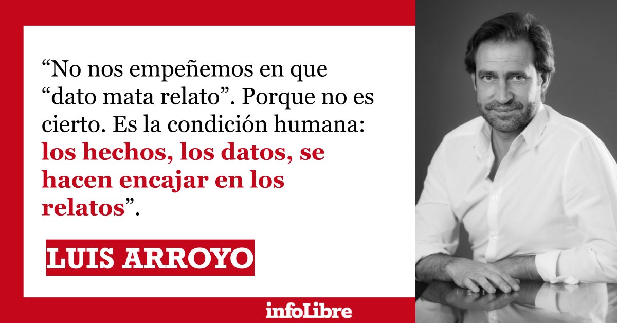 _infoLibre's tweet photo. "Dirán que no podemos ponernos a la defensiva, pero nunca como ahora en este siglo se hizo tan necesaria la resistencia"

'Dato no mata relato', por @LuisArroyoM https://t.co/Wy00xbOcyC https://t.co/ZNxa729JCM