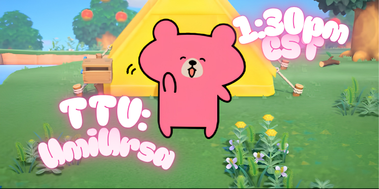 UmiUrsa_'s tweet photo. No new AC? 🥺 MIGHT AS WELL START OVER! Catch us LIVE at 1:30pm CST on https://t.co/aoBN41QTi5 for chill vibes and stress-free gaming. Hope to see ya there! 🏝 #twitch #ttv #vtuber #livestream #umiursa https://t.co/HOEqvzbfIC