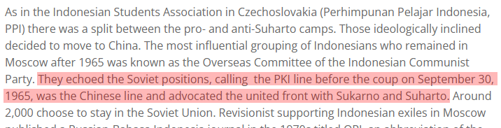 portol100's tweet photo. after 1965 communist massacre under suharto-nasution fascist regime, those who grasped the question of revisionism within PKI bussy themselves fighting suharto &amp; rebuild pki under MZT banner.
meanwhile pro-soviet pki👇 https://t.co/hbbudgdkuJ