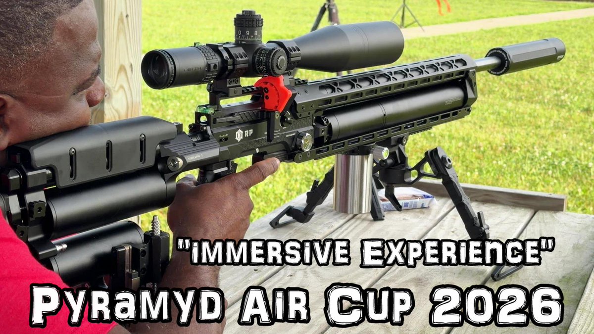 PyramydAIR's tweet photo. Experience the 2026 Pyramyd AIR Cup like never before! 🎯 Join Steve from AEAC for an immersive, behind-the-scenes tour of the range action, vendor line, and high-stakes competition.

Watch the full walkthrough here: https://t.co/rVFbPbMDs9 https://t.co/Tmqv199TGi