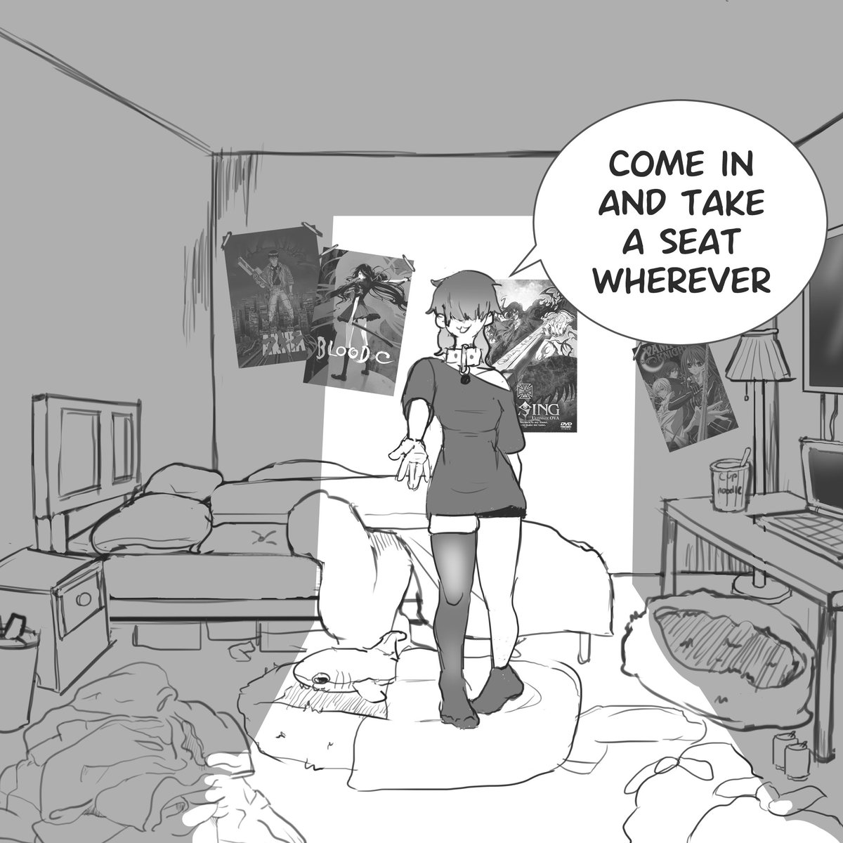 ryncomics's tweet photo. Coming over to their place and you see this... https://t.co/kR5HGKFNu2