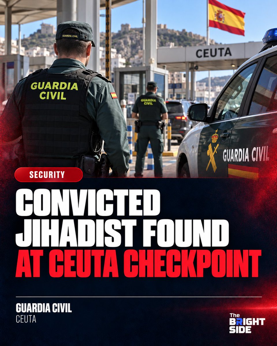Brightside_eu's tweet photo. 🇪🇸 SECURITY | The Guardia Civil detained a man in Ceuta who had a final 2015 conviction for jihadist terrorism and a ban on entering Spain. 

The arrest raises further questions about identification controls after the mass crossing. #BorderSecurity

https://t.co/myUs5OtZPX https://t.co/OKR67qhNkH