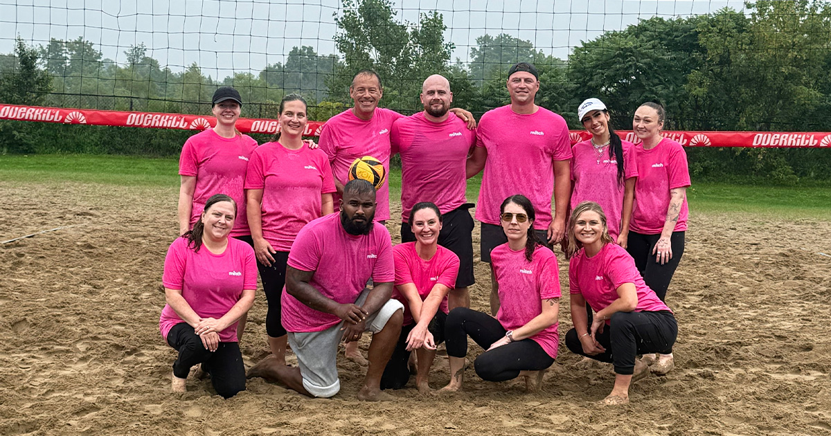 MitchInsurance's tweet photo. Our team had a ball at the Durham Brokers Association’s annual beach volleyball tournament! The weather may not have been on our side, but we didn’t let it dampen our spirits.

#InsuranceIndustry #BeachVolleyball https://t.co/jGeMCG7zRl