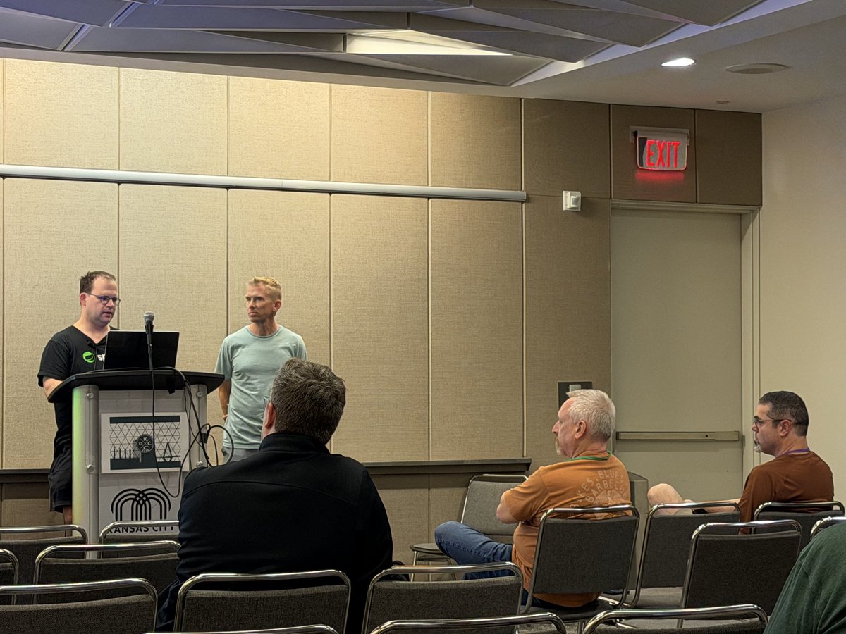dashaun's tweet photo. All the cool kids are watching @starbuxman and @rob_winch talk about #SpringSecurity (Part 1) at @kc_dc

Spotted: @spencerbgibb and @scottyfred https://t.co/7B8CkR6Dgz