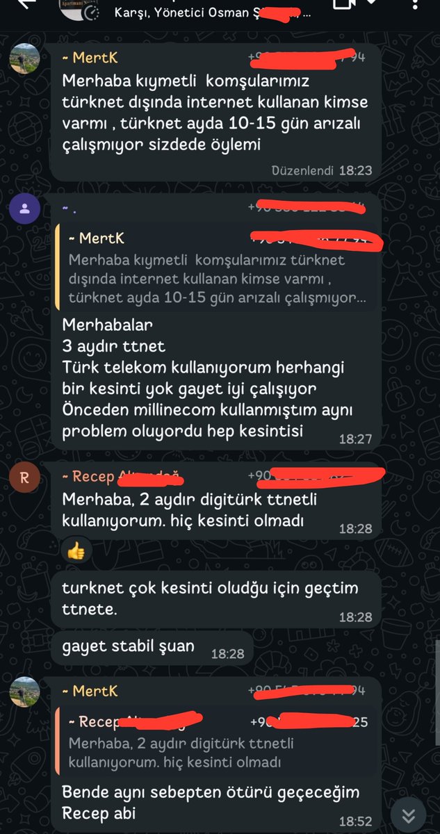namliadam's tweet photo. Kesinti 5. Gününde aralıksız devam ediyor. Apartman WhatsApp grubunda konuşulan muhabbete bakın. https://t.co/37dkVtNb1M