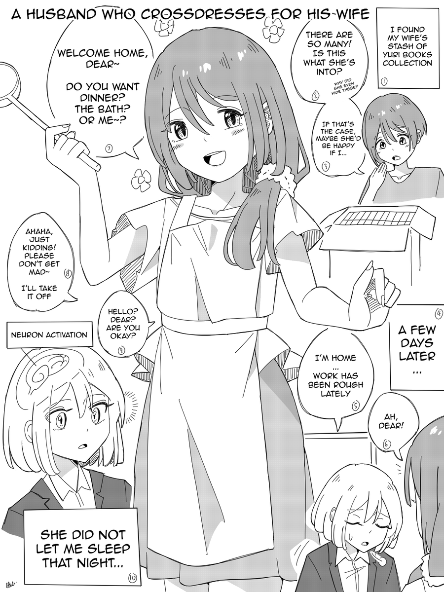 EthelChamomile's tweet photo. A husband who crossdresses for his wife https://t.co/iDpVbGqmwq