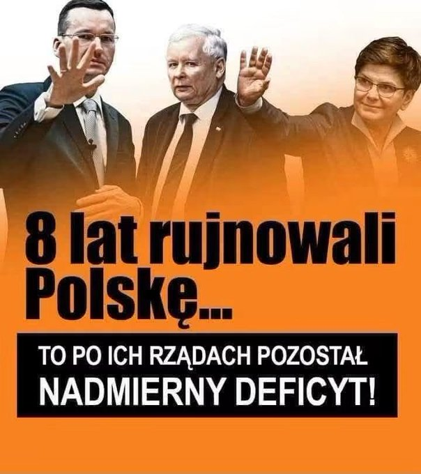 Staszek1972's tweet photo. 8 lat rujnowania naszej pięknej polski. Na szczęście koniec ich rządu i teraz już tylko do przodu. https://t.co/BqTNoRyc8D