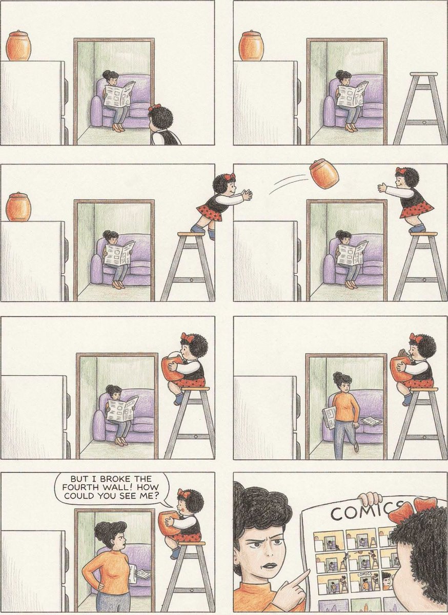 CAEDALPE's tweet photo. #Comics #Nancy #FourthWall 🏺 https://t.co/1RUpKRcq2h