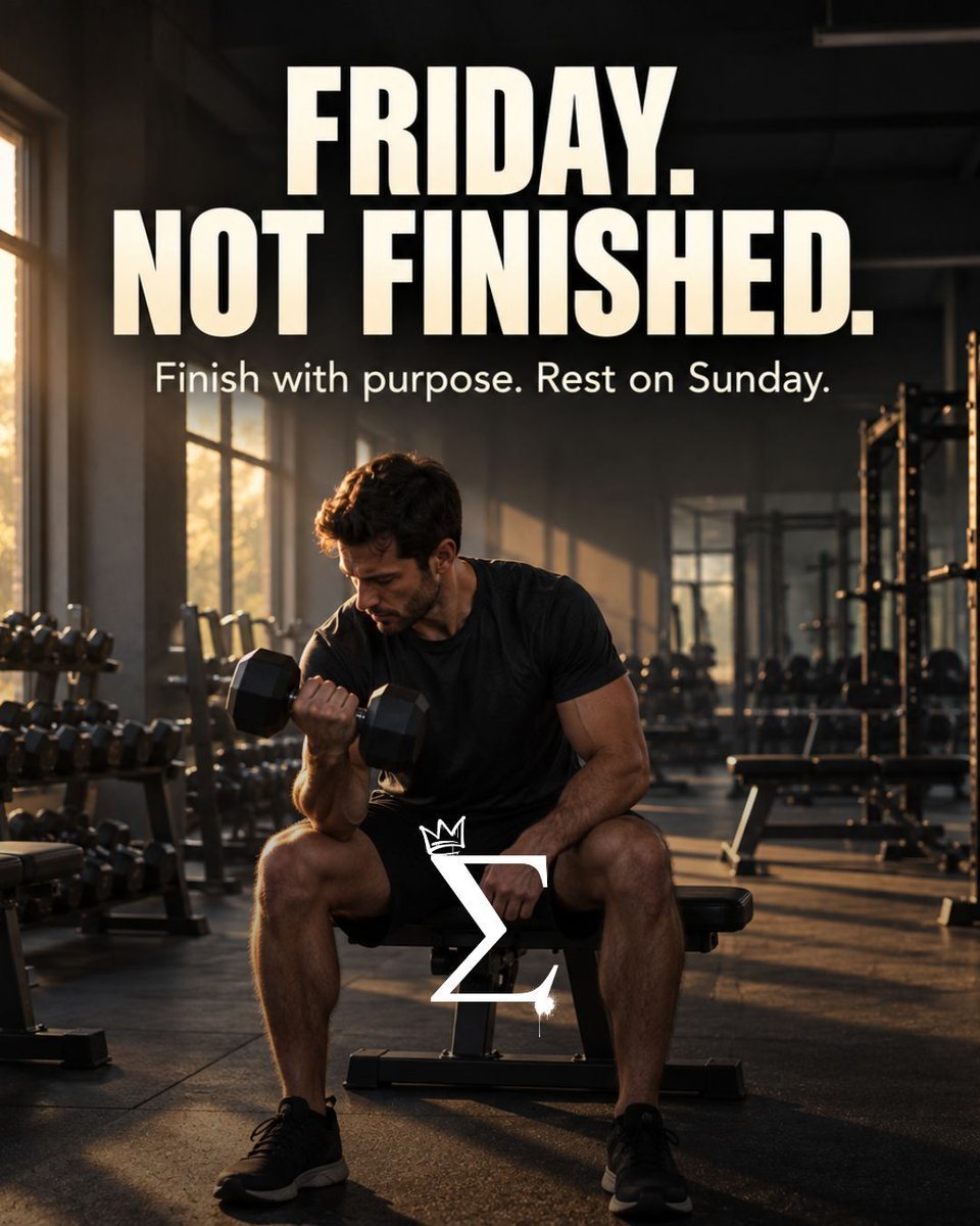 SigmaMeUp's tweet photo. We worked hard all week. Let’s finish with the same intention we started with.

One more promise kept. One meaningful task completed.

God made room for rest, and so will we. Sunday is for faith, family, and recharging.

Today, finish with purpose. https://t.co/vtKHMSQL7k