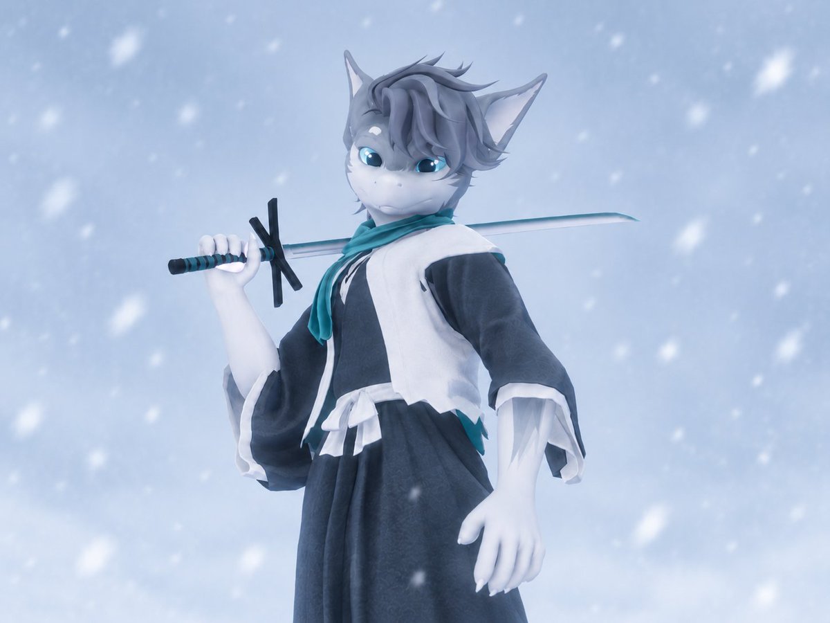 VenDeksio's tweet photo. The katana is just for decoration… probably)

#vrchat #vrcfurry #furry #nardo #nardoragon #Bleach https://t.co/oB1S4P4Ywh