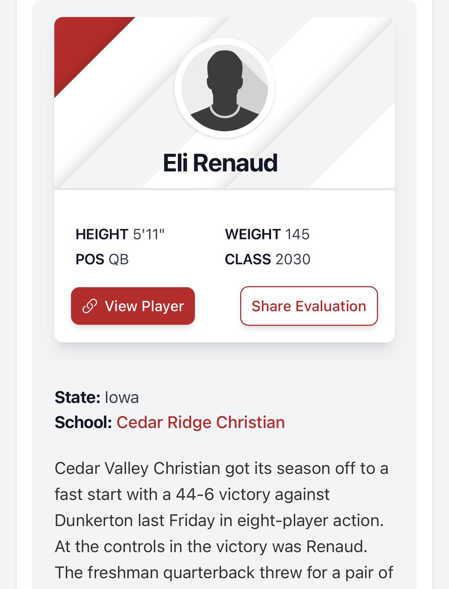 renauda's tweet photo. A nice write-up of @EliRenaud2030 - keep it up! https://t.co/Bi7Q8NUXuy