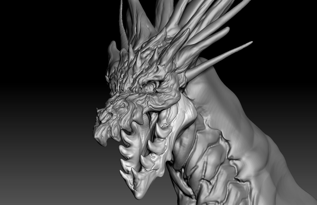 ymk64647403's tweet photo. It feels like the face and body don't quite match...
#zbrush https://t.co/6QPFrAzzuD