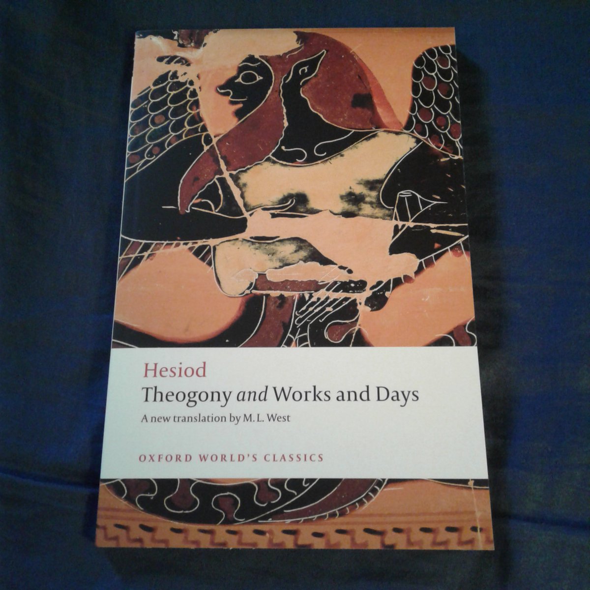 JamesGChampagne's tweet photo. Currently Reading: THEOGONY AND WORKS AND DAYS by Hesiod (M.L. West translation) https://t.co/jBRFlk5uGf
