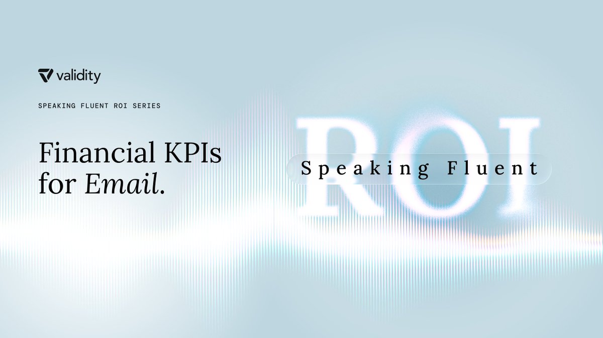 sensorpro's tweet photo. Speaking Fluent ROI: Financial KPIs for Email https://t.co/GGf78CJyKI by @TrustValidity https://t.co/RoN8XZ7fdG
