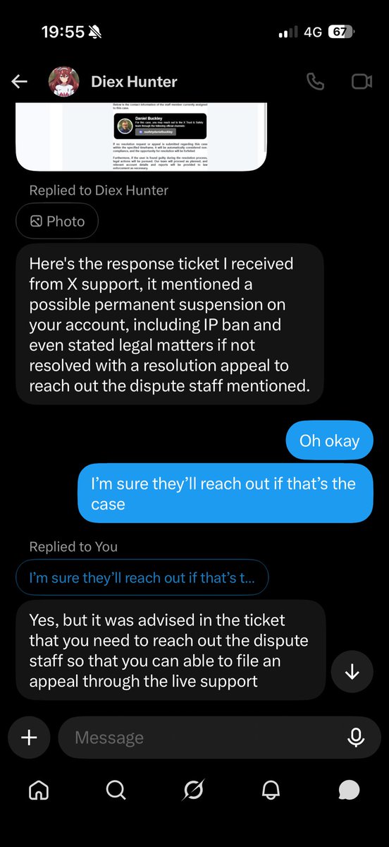 GigiLeftt's tweet photo. Spurs twitter if @HunterDiex if this person dms you please ignore they’re trying to get you to add someone on discord, probably to dox or hack and spread some stupid hack chain, they are a spurs acc so probably gonna target vulnerable fans! https://t.co/A2cQs5a3sj