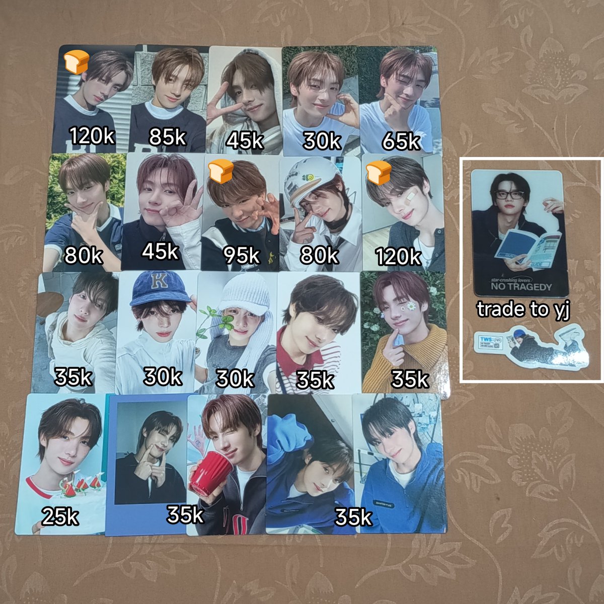 heyoungzai's tweet photo. #ssell pc, album only dan album sealed 🙌🏻

•› 🍞 = pair. 
•› Exc adm oren.
•› free pack untuk album.  
•› keep event with dp. 
•› bisa vidcon dan proof. 
•› Overall good condition. 

Dm for more 👍🏻 https://t.co/EoY4rjPIwb