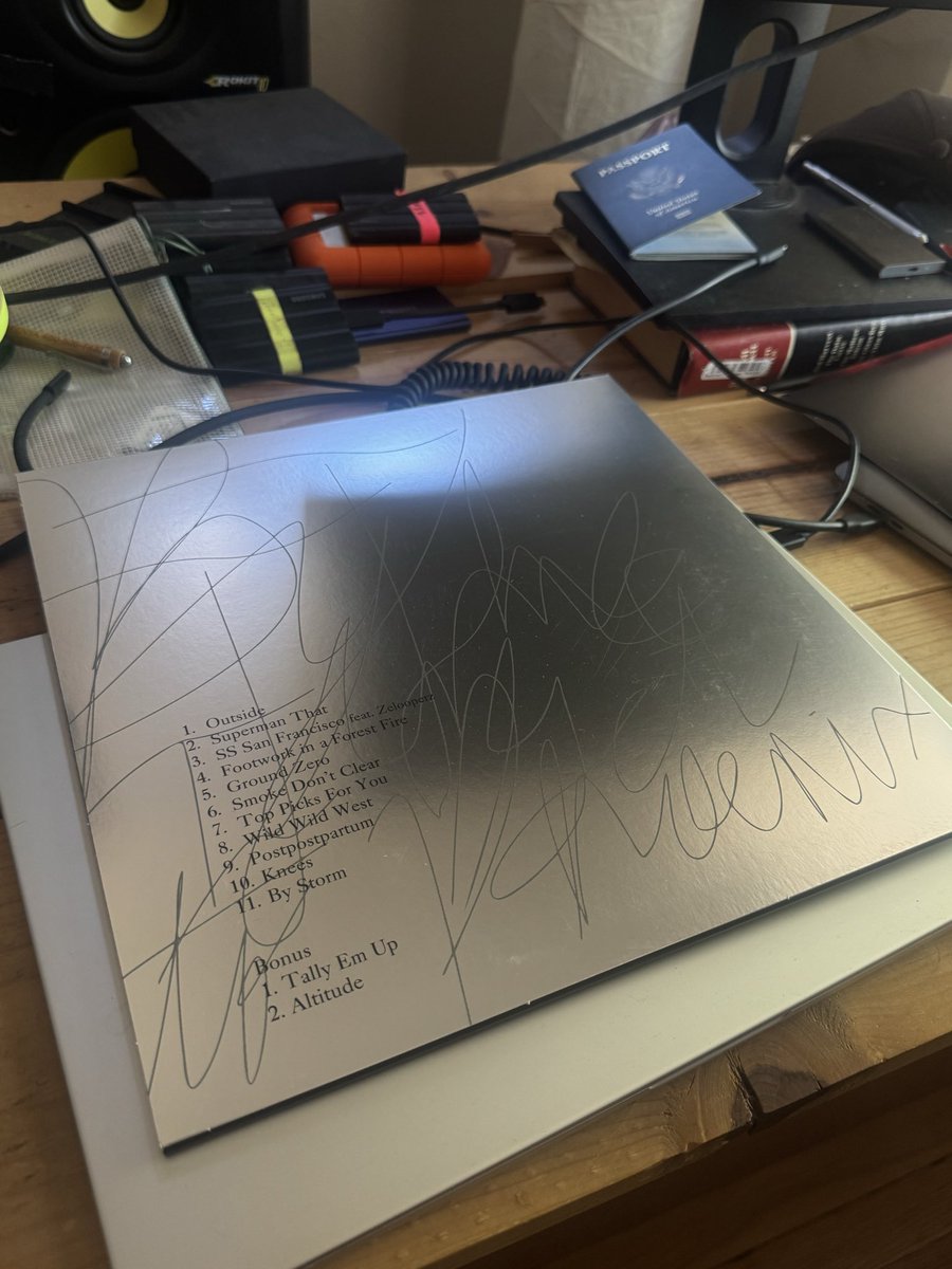 InjuryReserve's tweet photo. To celebrate 5 years since the release of By the Time I Get to Phoenix we’re releasing a limited series of vinyl with 2 new bonus tracks, pressed on 2 color ripple, a 24x24" cover art poster insert and metallic chrome back cover. Limited to 2500 copies. Available this Tuesday. https://t.co/eBTFI6KNyP