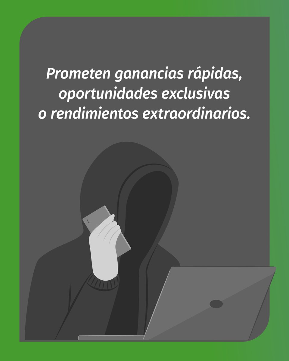 bancoprovincia's tweet photo. Atención, nueva metodología de estafa. ⚠️

🔐 Hay falsos asesores que se ponen en contacto ofreciendo supuestas oportunidades de inversión. En el carrusel te contamos cómo evitar ser víctima.

Más consejos de seguridad: https://t.co/7sWMV6iCL5 https://t.co/N0qDLTeeOi
