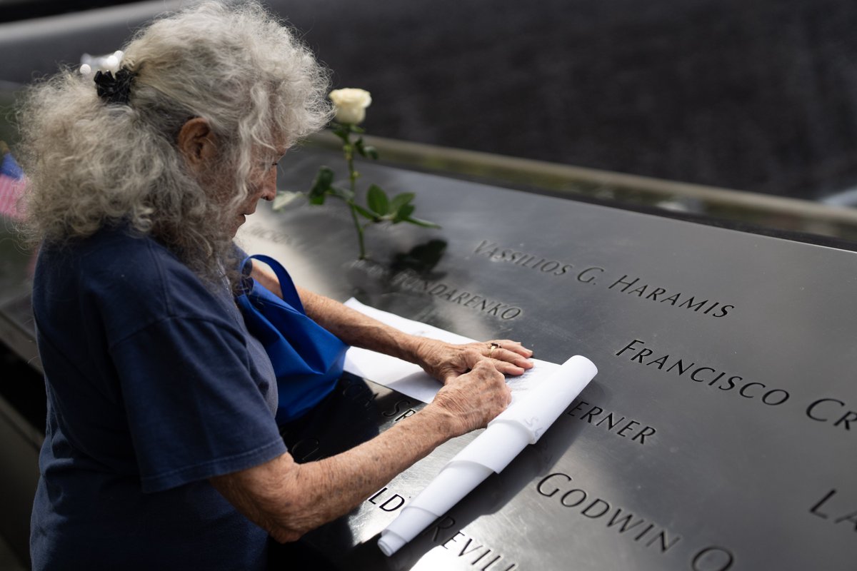 NYCMayor's tweet photo. This morning, New York City came together in remembrance of 25 years since the horrific terror attacks of September 11.

25 years of grief and loss, heroism and heartbreak, rebuilding and renewal.

The years have passed, but those we lost will remain with us: in our hearts, in the selflessness we strive to emulate and in the city we work each day to make worthy of their sacrifice.

We will Never Forget.