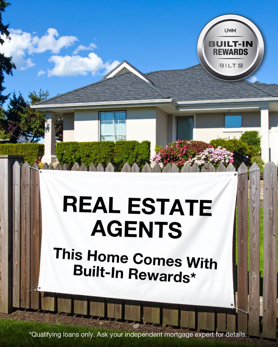 ReferralLending's tweet photo. Real estate agents: Did you know your buyers can earn rewards for paying their mortgage on time? Partner with me to offer a mortgage that can earn clients points toward groceries, fitness and more through Built-In Rewards. https://t.co/18QyqWHHRf