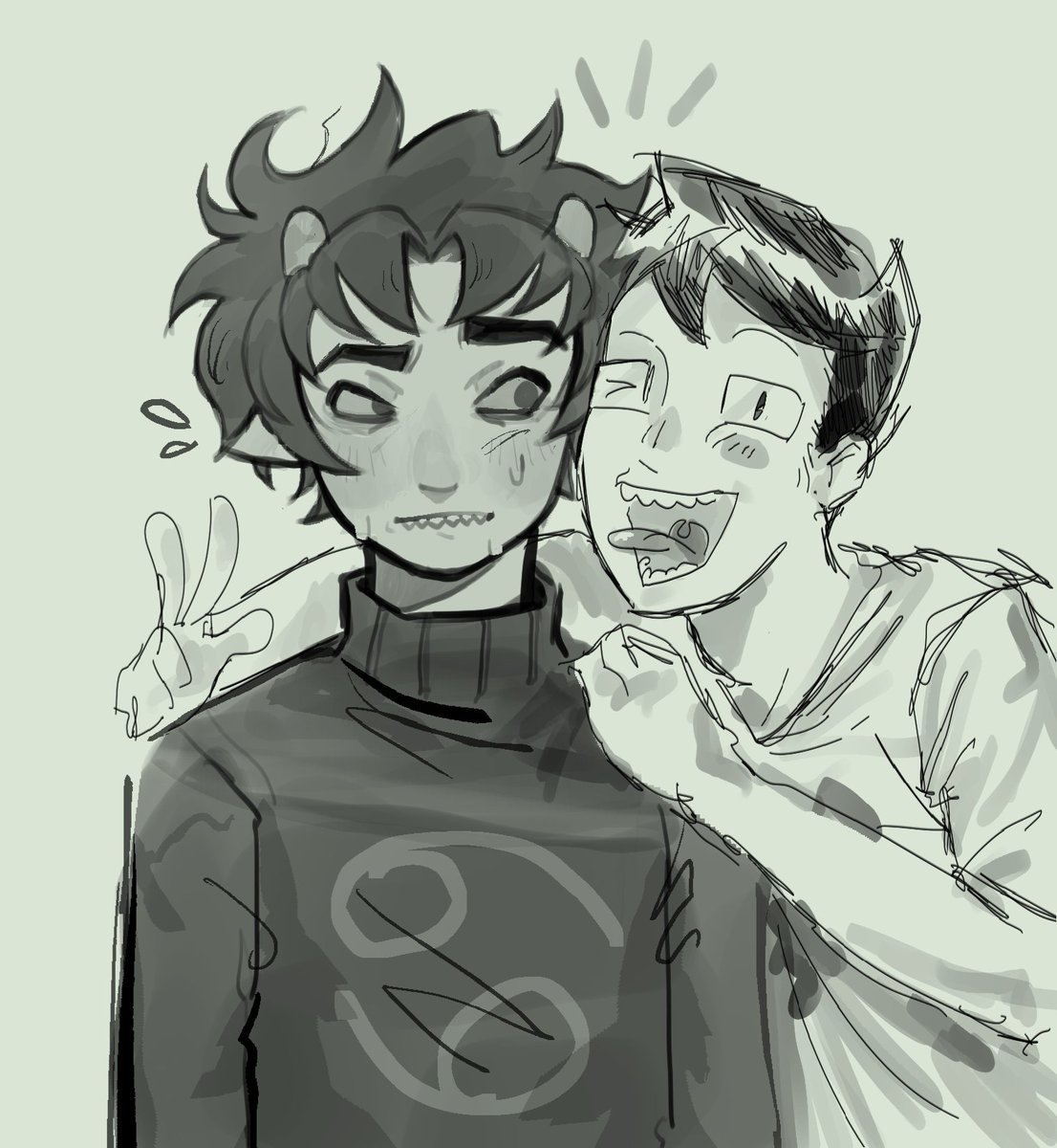 QUD_501's tweet photo. From magma with bri🔥 #johnkat #homestuck https://t.co/HKNH9NLR0E