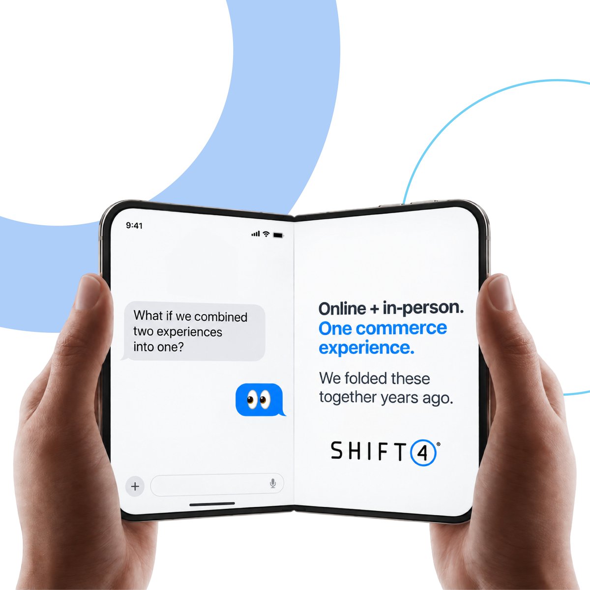 Shift4's tweet photo. Apparently bringing two experiences together is having a moment.

We’ve been doing that with commerce for years. https://t.co/bAod8xFBbv