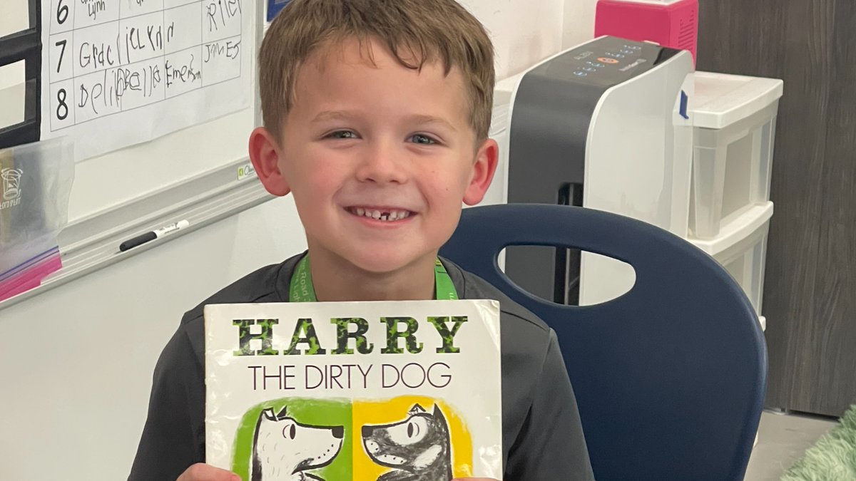 stppschools's tweet photo. Lee Road Junior 1st grader Colton shared his love of reading with his younger peers by reading one of his favorite books to a kindergarten class! He went on to explain the important roles of authors & illustrators & what makes this particular book special to him. #STPPSLegacy https://t.co/lj0ppaHDJK