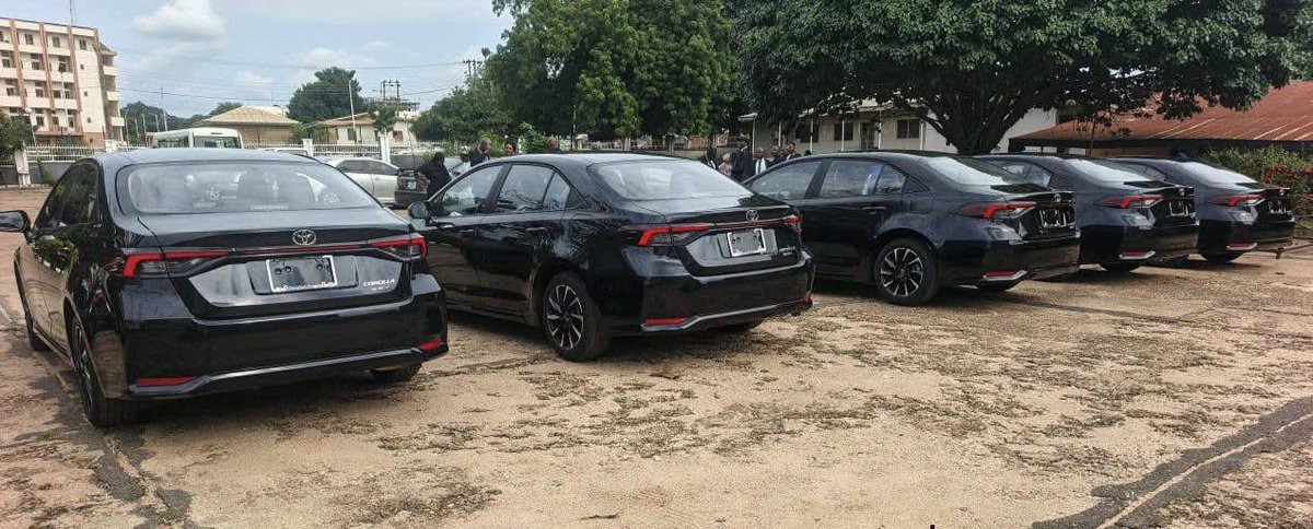 InsideIlorin_NG's tweet photo. KWSG Presents Brand New 2026 Toyota Corolla Hybrid Vehicles To Five Senior Judicial Officers

The beneficiaries, selected strictly in order of seniority, comprise three Magistrates and two Area Court Judges https://t.co/gjRMWxIc2Y