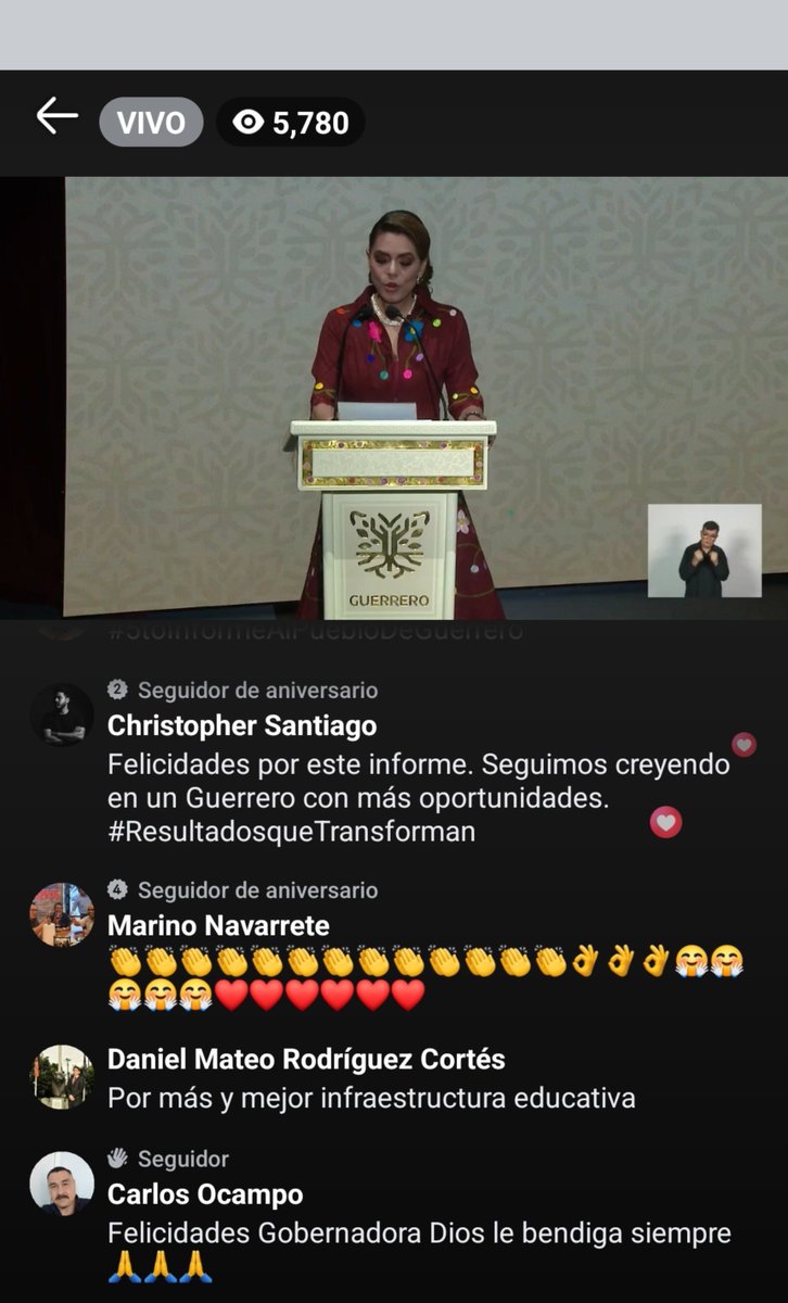 GSacni's tweet photo. Felicidades gobernadora Evelyn Salgado Pineda, gran trabajo, gran equipo, gran mujer. https://t.co/ByQuhAGbpu
