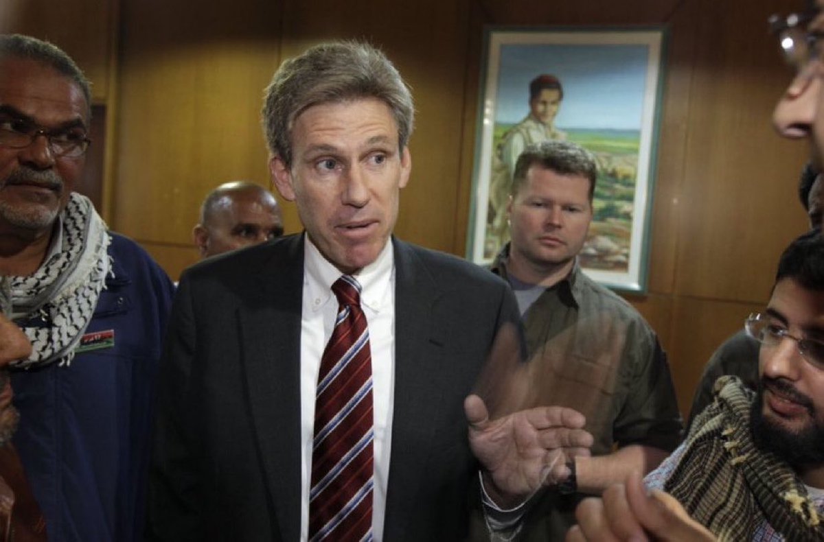 DschlopesIsBack's tweet photo. Reminder that Barack Obama and Hillary Clinton not only wanted US Ambassador Christopher Stevens to be killed in Benghazi but they helped make sure that it happened.

They also got former Navy SEALs Glen Doherty and Tyrone Woods killed in the process, along with IO Sean Smith. https://t.co/MNFFCd6cra