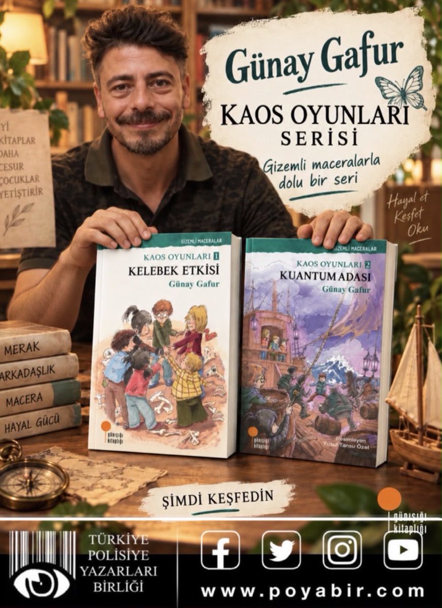 poyabir's tweet photo. Çocuk okurlar için Günay Gafur tarafından kaleme alınan Kaos Oyunları serisinin ikinci kitabı “Kuantum Adası” çıktı! https://t.co/xM9uMH95Ah