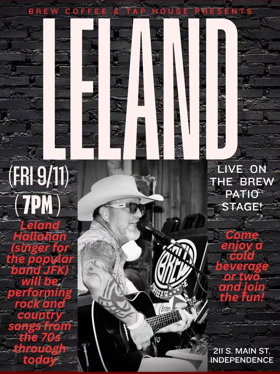 BrewCoffeeTap's tweet photo. 🎸 BEFORE THE RAIN REMEMBERS WE LIVE IN OREGON...
We’re squeezing in one more night of live music on the patio!
Leland Hallahan is taking the Brew stage tonight with classic rock, country, and plenty of songs you love.
🍺 Cold drinks
🍕 Good food
🎶 Live music
🌧️ No rain https://t.co/exKvLTCpiq