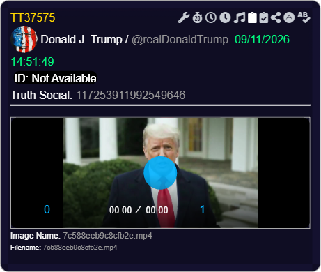 DcLidstone's tweet photo. Trump just posted his video from J6.....

You know the one that was scrubbed from the internet and shortly after we were all removed from Twitter.

I have a feeling something BIG is about to drop. https://t.co/M2aRJYIfyc