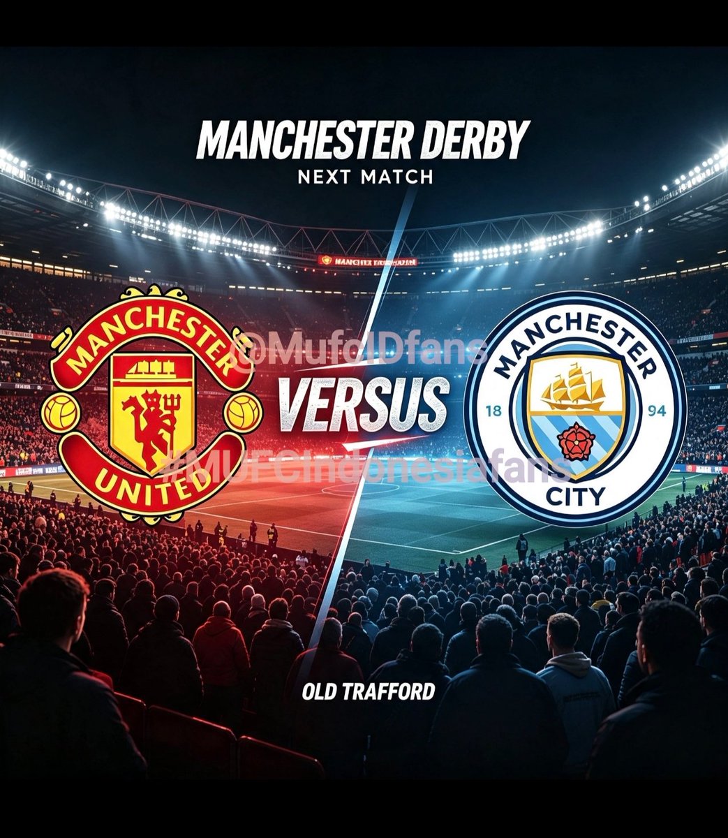 MufcIDfans's tweet photo. NEXT BIG MATCH:
Manchester United vs Manchester City
Old Trafford (Manchester) 
Liga Primer (Premier League) 
Minggu, 13 September 2026
Kick-Off 22:30 WIB
Live streaming di VIDIO. 

#MUFCIndonesiafans https://t.co/eQfl4nZP9K