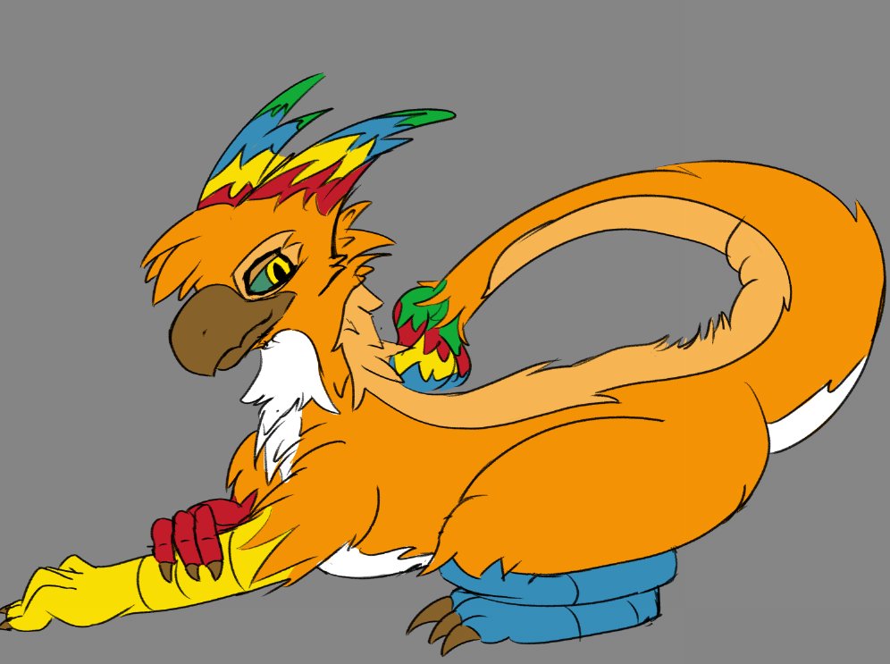 GrandukeAnduke's tweet photo. For no particular reason whatsoever I drew my wife as a big dragon 😳 https://t.co/lEfT4cZ757