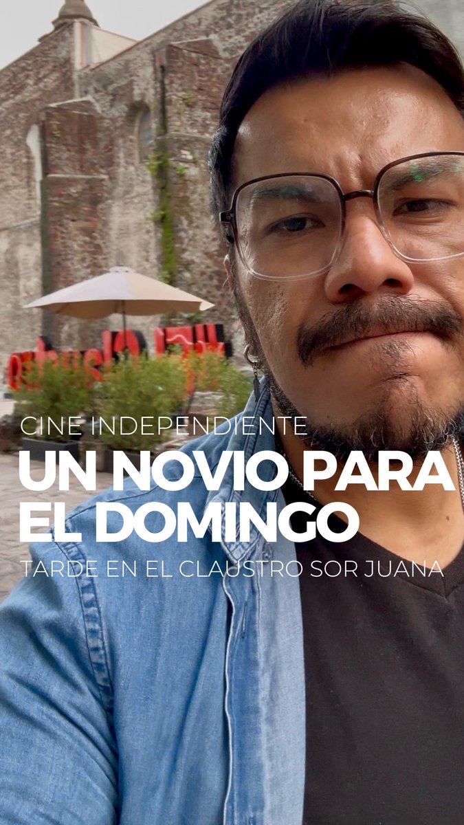 RafaKaxio's tweet photo. Una gran tarde de cine independiente en el Claustro de Sor Juana viendo “Un novio para el domingo”

#RafaKaxio https://t.co/4ro0cJeqi3