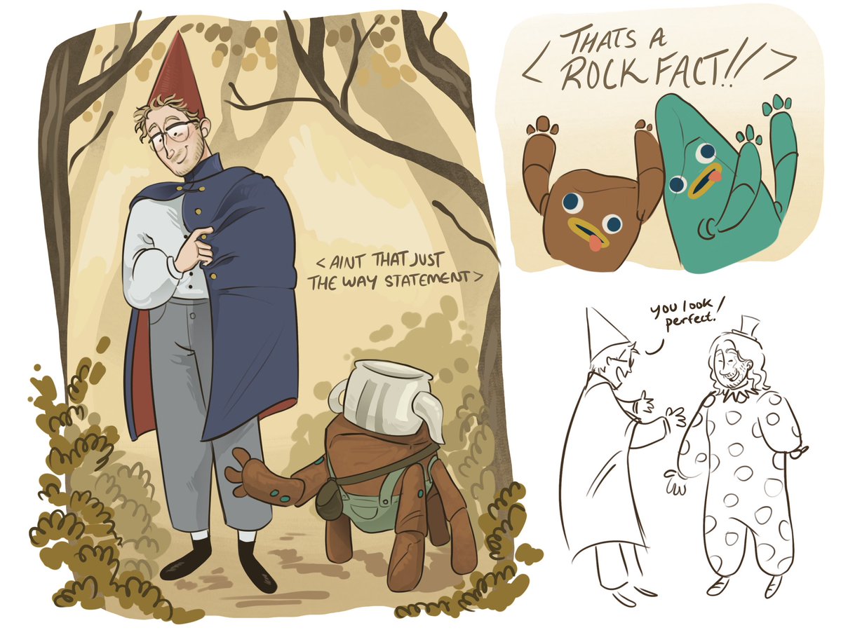 Lizzanya__'s tweet photo. let’s pretend it’s halloween

#projecthailmaryfanart #rylandgrace #bloodymary #projecthailmary #overthegardenwall https://t.co/MRDLtCzEjf