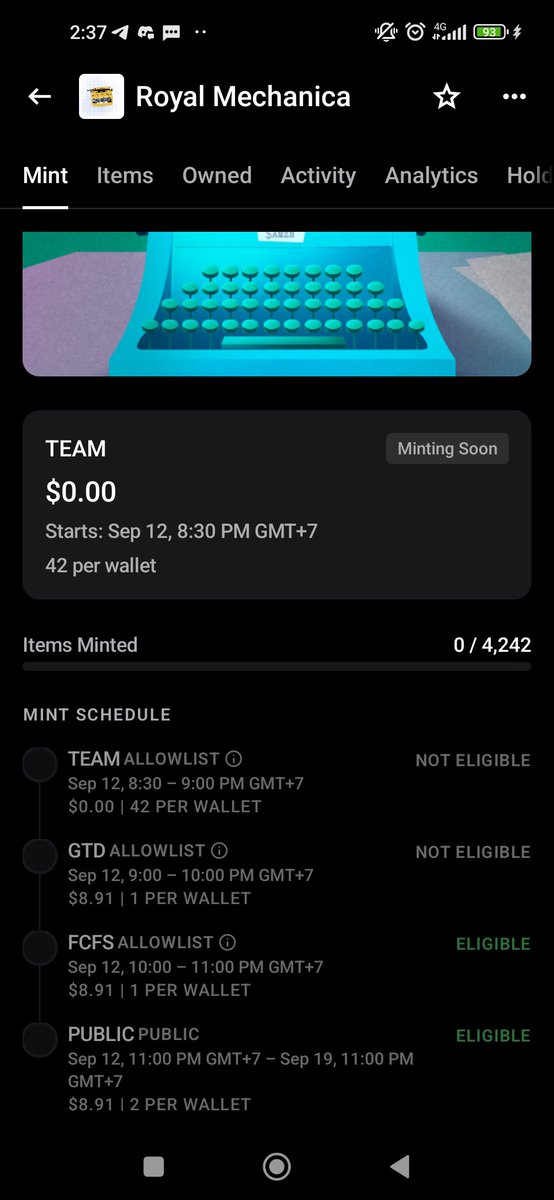 Isdihim9's tweet photo. @RoyalMechanica Why me not gtd sir IM early support please give me 

0xfca54b861142e687df68af6926d8faa4cc2e0192 https://t.co/9AiBsiLRIa