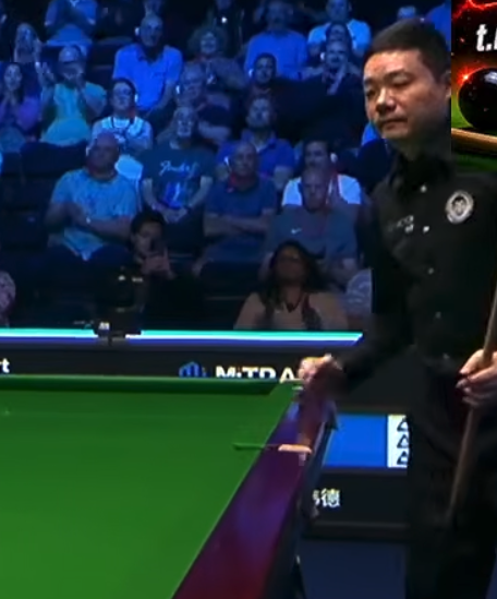 SnookerDelight's tweet photo. @thesnookerhall @KyrenWilson I don't see an issue with it. Many players do a fist pump when they win a match. https://t.co/Hti4HPLyqB