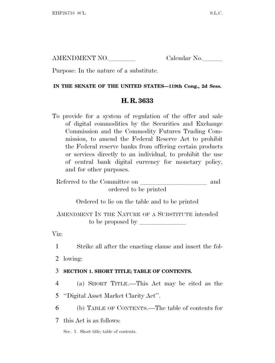 BitcoinMagazine's tweet photo. JUST IN: Coinbase CFO says they have a backup plan in case the Clarity Act fails in the Senate 👀

"If Clarity doesn't pass by Congress, we believe that we have a path via the SEC and the CFTC...we believe we'll be able to offer new products and services via the agencies." https://t.co/HSTYK75nUN