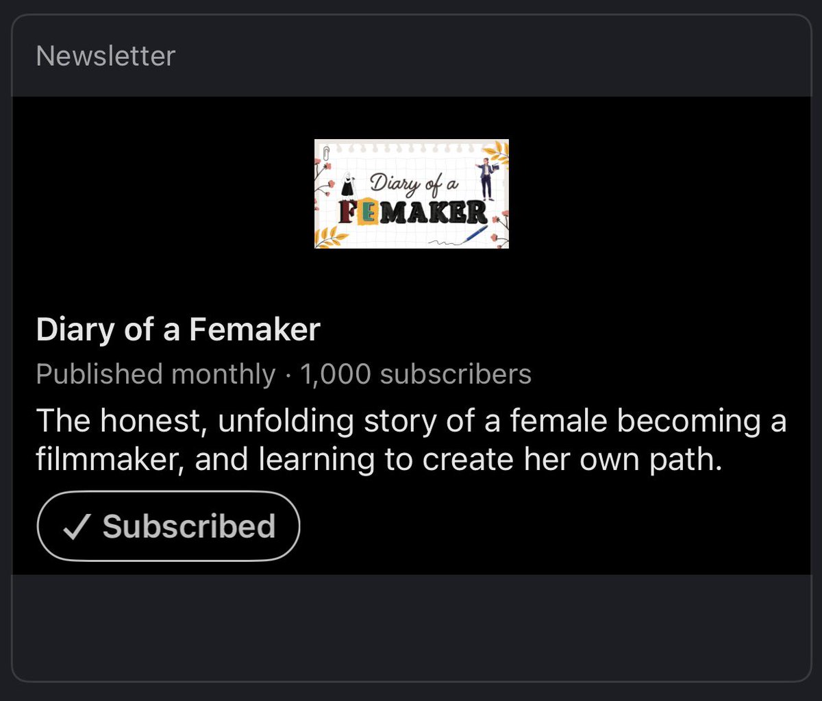 PrincessOmorag2's tweet photo. 1000 entire people subscribed to my newsletter 🥹 thank you o https://t.co/wFU0qrVCoJ
