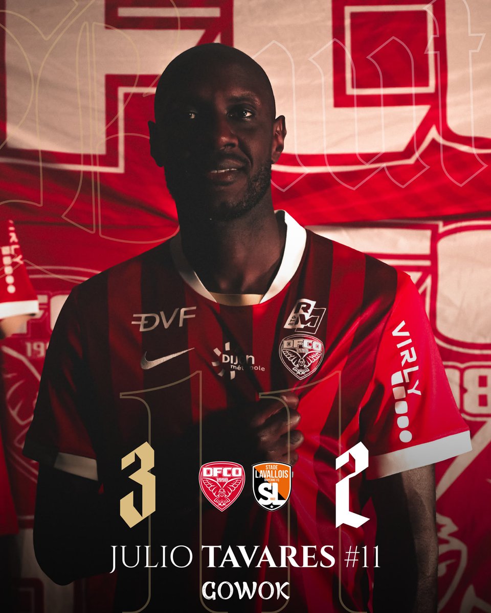 DFCO_Officiel's tweet photo. โฑ๏ธ 79โ | JULIO TAVARES TRANSFORME LE PENALTY !! Lancรฉ en profondeur, Adel Lembezat rรฉsiste au retour d'un dรฉfenseur et se fait dรฉsรฉquilibrer par Samassa. L'arbitre dรฉsigne le point de penalty. Julio TAVARES ne tremble pas et redonne l'avantage au DFCO !!
#DFCOSLMFC | 3-2 https://t.co/mUJHSwaPoj